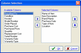 Home Inventory Software - Custom Display