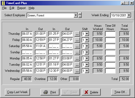 TimeCard Standard 3.7.1 full